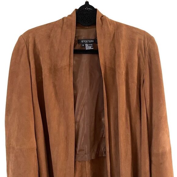 Etcetera real suede cardigan - Picture 2 of 7